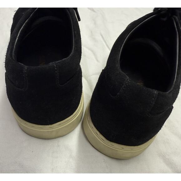 Allen Edmonds "Cooper" suede leather sneakers Men’s Size 8.5 D Black Handcrafted - Picture 12 of 15